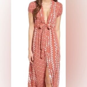Tularosa Geo-Print Maxi Dress